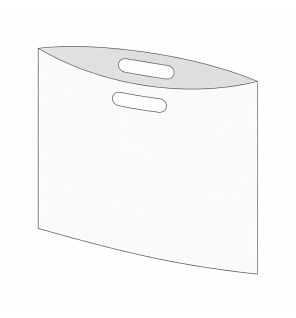 Sac poignée découpée simple