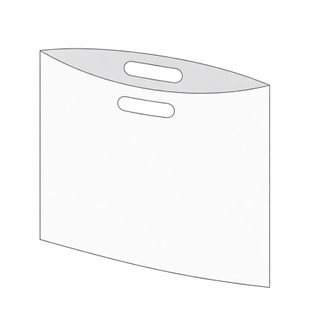 Sac poignée découpée simple