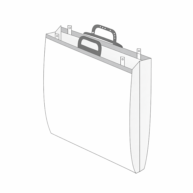 Sac poignée rapportée