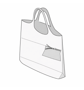 Sac coton - jute - nylon