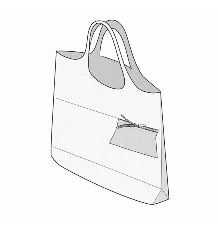 Sac coton - jute - nylon