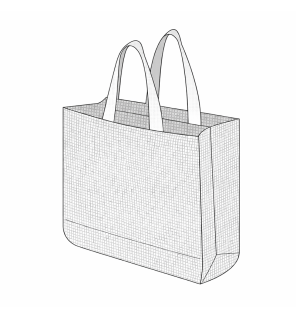 Cabas polypro tissé