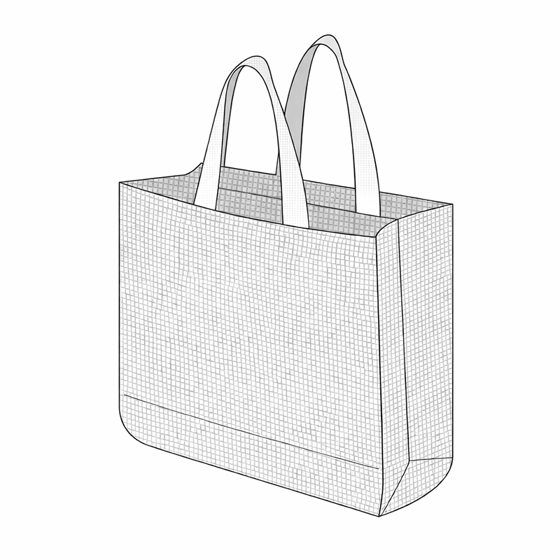 Cabas polypro tissé