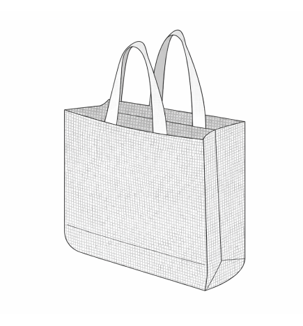 Cabas polypro tissé