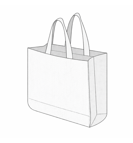 Cabas polypro non tissé