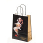 Sac papier imprimé poignée torsadée