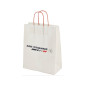 Sac papier imprimé poignée torsadée