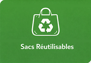  Sacs réutilisables 